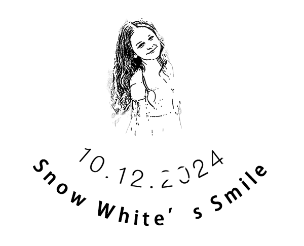 Self-Inking Children's Portrait Stamp - Hand-Drawn Cartoon Style - Personalized Custom Gift STK-3003